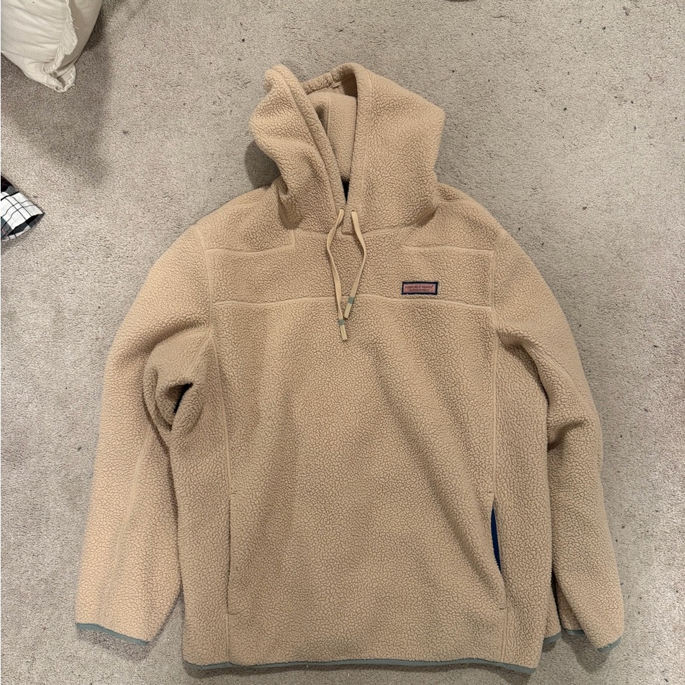 Vineyard Vines Cream Fleece Hoodie
